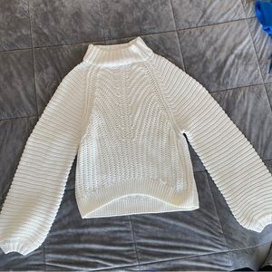 Free People Chunky Ivory Sweater